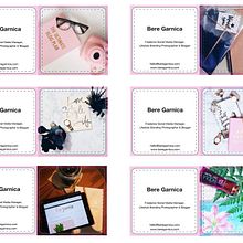 Mi Proyecto Freelance: Tarjetas de visita con mis propias fotografías de lifestyle. Br, ing, Identit, Photograph, and Marketing project by Bere Garnica - 10.10.2017