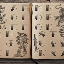 Tipografía  traditional tattoo. Un progetto di Tipografia di David Cano Lozano - 10.10.2017