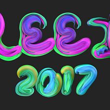 Lettering, Reel. 3D project by David Rodríguez del Castillo - 07.13.2017