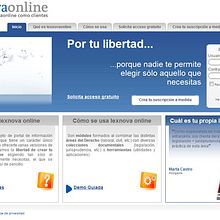Diseño web Lexnova online. Web Design, e UX / UI projeto de Sara Serrano - 14.07.2012