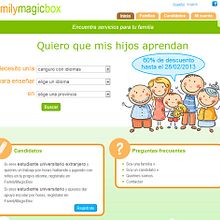 Diseño web FamilyMagicBox. Web Design, e UX / UI projeto de Sara Serrano - 10.01.2013