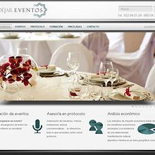 Diseño web Mudejar Eventos. Web Design, e UX / UI projeto de Sara Serrano - 01.02.2013