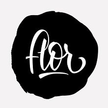 Proyecto de logotipo caligráfico: Flor Ein Projekt aus dem Bereich Lettering von Florencia Urbinati - 11.10.2017
