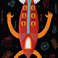 The Gatekeeper. Art Direction, Character Design, and Traditional illustration project by Mickael Brana - 10.11.2017