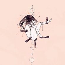 La niña araña. Traditional illustration project by Héctor San Andrés Jaime - 10.11.2017