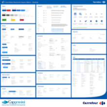 Sistema de diseño para Carrefour. Desenvolvimento Web, Web Design, e UX / UI projeto de Sara Serrano - 11.10.2015