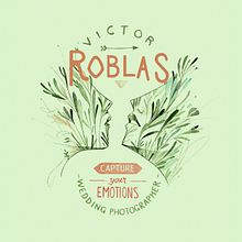 Victor Roblas - branding. Br, ing, Identit, and Traditional illustration project by Héctor San Andrés Jaime - 10.11.2017