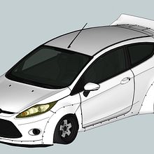 Ford - Modelado 3D. 3D, Design, Automotive Design, Product Design & Industrial Design project by Diego Armas - 10.11.2017