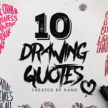 10 Citas hechas a mano. Traditional illustration, T, and pograph project by Pere Esquerrà - 03.24.2016