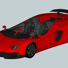 Lamborghini - Modelado 3D. 3D, Automotive Design, Product Design & Industrial Design project by Diego Armas - 10.11.2017