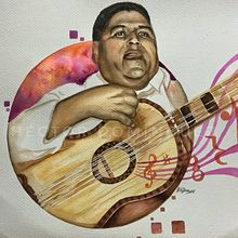 Negro Marcelino Huapango. Un projet de Art urbain, Beaux Arts, Design , Illustration traditionnelle , et Peinture de Héctor Armando Domínguez Rodríguez - 11.10.2017