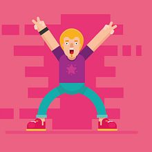 Fanboy Ein Projekt aus dem Bereich Vektorillustration von Paula Lara - 11.10.2017