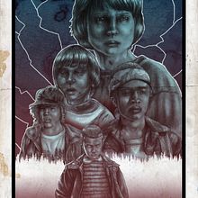 stranger things . Un progetto di Illustrazione tradizionale di Alan Varona - 12.10.2017