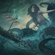 Mythic Battles Pantheon: Poseidon Expansion. Traditional illustration project by Guillem H. Pongiluppi - 03.01.2016