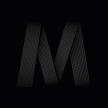 M de lettering. Design, Graphic Design, Traditional illustration, Vector Illustration, Lettering, T, and pograph project by Javi Rodríguez - 10.12.2017