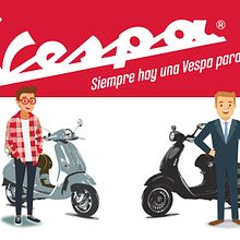 Proyecto Certificado Profesionalidad Diseño Gráfico Vespa. Un progetto di Graphic design di Rubén Huéscar Santos - 30.05.2017