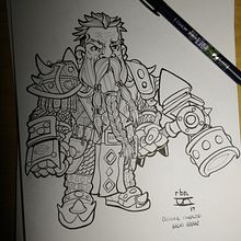Ejercicios: boceto y tinta. Proyecto del curso impartido por Nacho Arranz. Un progetto di Belle arti, Fumetto, Character design e Illustrazione tradizionale di Rubén Huéscar Santos - 24.08.2017