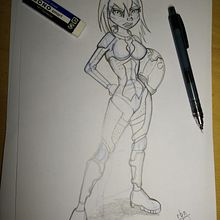 Diseño de personajes: boceto y lápiz quemado.. Un progetto di Animazione, Belle arti, Fumetto, Character design e Illustrazione tradizionale di Rubén Huéscar Santos - 06.04.2017