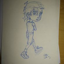 Diseño de personajes: boceto.. Un progetto di Belle arti, Fumetto, Character design e Illustrazione tradizionale di Rubén Huéscar Santos - 05.06.2017