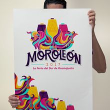Moroleón Feria 2017. Een project van  Br, ing en identiteit, Traditionele illustratie y  Belettering van KIDE Cristian D. - 13.10.2017