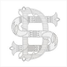 DS | Monograma. Traditional illustration, Vector Illustration, and Lettering project by Diana Santoni - 10.13.2017