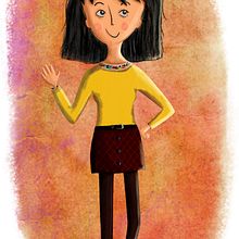 Hola! | Ilustración . Un proyecto de Diseño de personajes e Ilustración tradicional de Diana Santoni - 13.10.2017