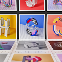 Alphabet II (36days 2017). Un progetto di 3D, Graphic design, Illustrazione tradizionale e Tipografia di Serafim Mendes - 17.03.2017