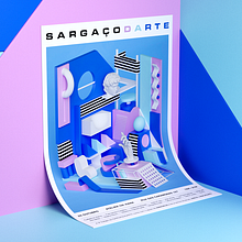 Sargaçodarte. 3D, Animation, Graphic Design, and Traditional illustration project by Serafim Mendes - 10.05.2017
