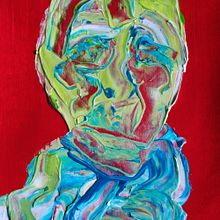 Retrato. Pintura projeto de ezequiel casiano - 14.10.2017
