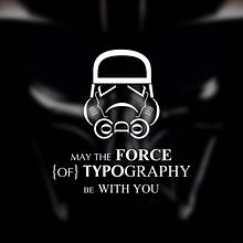 May the Force of Typography be With You. Traditional illustration, T, and pograph project by Chamadoira - 05.14.2008
