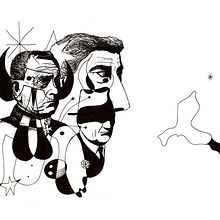 Mediorretratos. Traditional illustration project by Marcos Solís - 02.15.2012