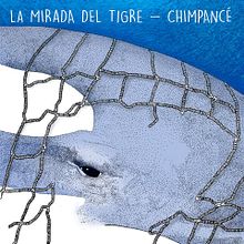 Ilustración Split La mirada del Tigre/ Chimpancé. Ilustração tradicional projeto de Victoria Fdz-Oruña - 15.10.2017