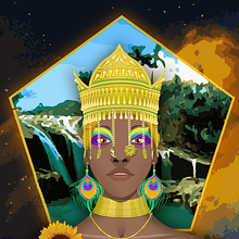 Oshun. Un proyecto de Ilustración vectorial de Juan Colucci - 21.09.2015
