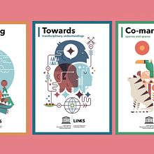 UNESCO 18 posters ilustrados EXPOSICIÓN ITINERANTE. Art Direction, Graphic Design, and Traditional illustration project by Del Hambre - 10.16.2017