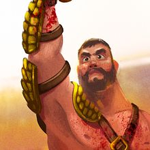 Marco Valerio Hispánico. Film, Character Design, and Traditional illustration project by Lorena Loguén - 10.16.2017