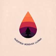 Los bosques de todos lloran  #ArdeGalicia #ArdeAsturias #ArdePortugal #ArdeLeón. Design, Graphic Design, Traditional illustration, and Vector Illustration project by Javi Rodríguez - 10.16.2017