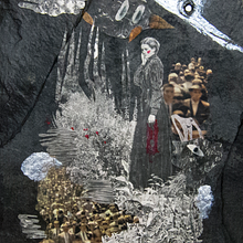 Asteroides. Collage en piedra.. Fine Arts, and Collage project by Sara Alonso - 10.16.2017