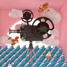 Propuesta cartel del 21 FESTIVAL DE MÁLAGA. CINE EN ESPAÑOL 2018.. Een project van 3D, Grafisch ontwerp, Traditionele illustratie y  Infographics van Estudio Extramuros - 03.10.2017