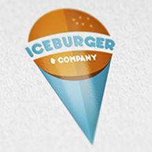 Diseño de logotipo: Iceburger. Br, ing e Identidade, Design gráfico e Ilustração vetorial projeto de Jenny Benito Gómez - 16.10.2017