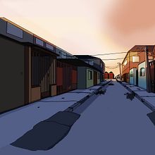 Barrio - Art Concep. Animation, Art Direction, and Traditional illustration project by Lore Muñoz Villanueva - 10.16.2017