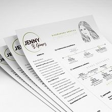 CV. Br, ing e Identidade, Design gráfico e Infografia projeto de Jenny Benito Gómez - 25.09.2017