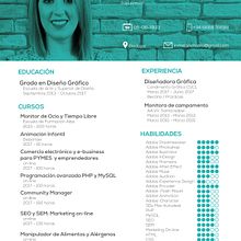 Creación de Curriculum Vitae. Design project by Inma Lancharro Gonzalez - 10.16.2017