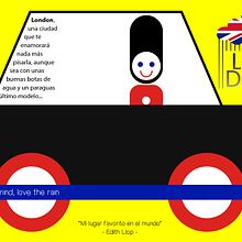 Tríptico London. Design project by Edith Llop Roselló - 07.25.2017
