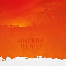 GONE WITH TE WIND. Poster. Art Direction, Graphic Design, and Traditional illustration project by Francisco Cacenaves - 10.17.2017