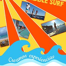 Cartel publicitario Paddle Surf - Cullera. Design project by Edith Llop Roselló - 06.13.2016
