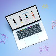 Astrowine Ein Projekt aus dem Bereich Webdesign und UX / UI von Vicente Molero - 17.10.2017