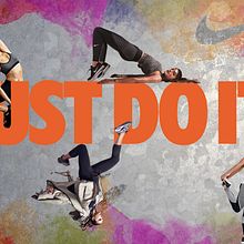 Cartel publicitario Nike. Design project by Edith Llop Roselló - 06.20.2017