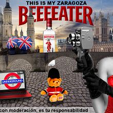 Cartel publicitario Beefeater. Design project by Edith Llop Roselló - 06.20.2017