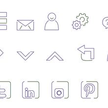 Iconografía web. Design project by Edith Llop Roselló - 05.31.2017