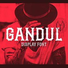 Gandul Font. Projekt z dziedziny T i pografia użytkownika Jorge Mercado - 07.11.2017